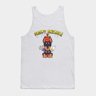 Party Animal Alsatian Tank Top